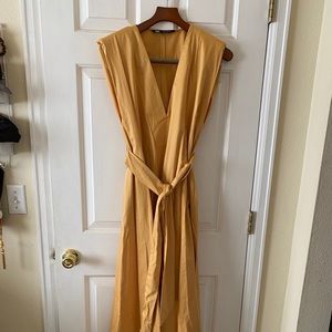 Mustard yellow Zara dress